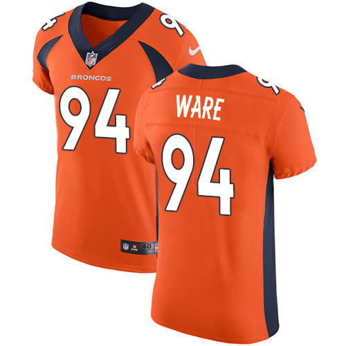 Nike Broncos #94 DeMarcus Ware Orange Team Color Men's Stitched NFL Vapor Untouchable Elite Jersey